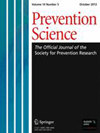PREVENTION SCIENCE雜志封面